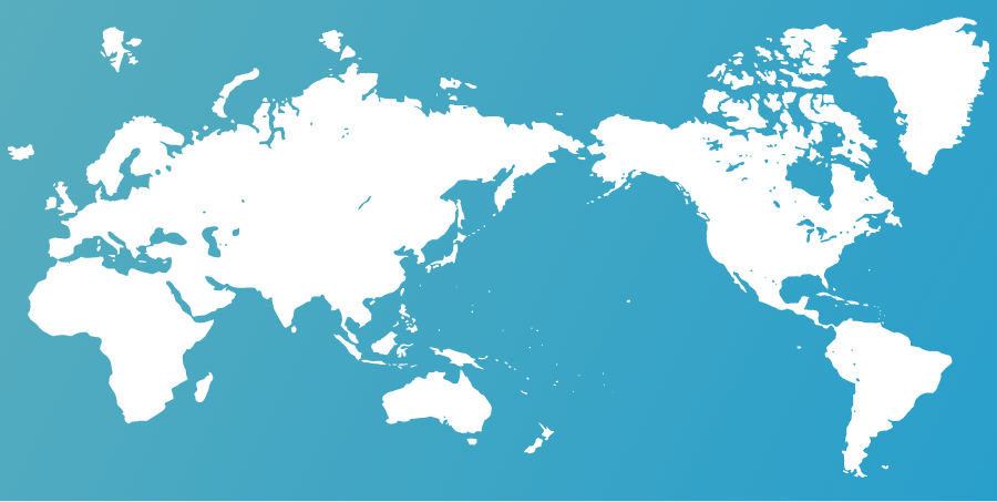 キュービテーナー®は世界の3拠点より提供しています。